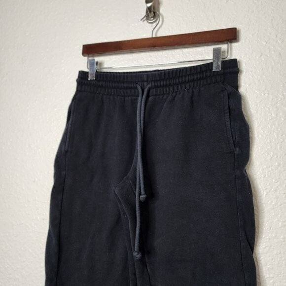 TNA x Aritzia Cozy Fleece Boyfriend Sweatpants Black Small - Picture 3 of 6